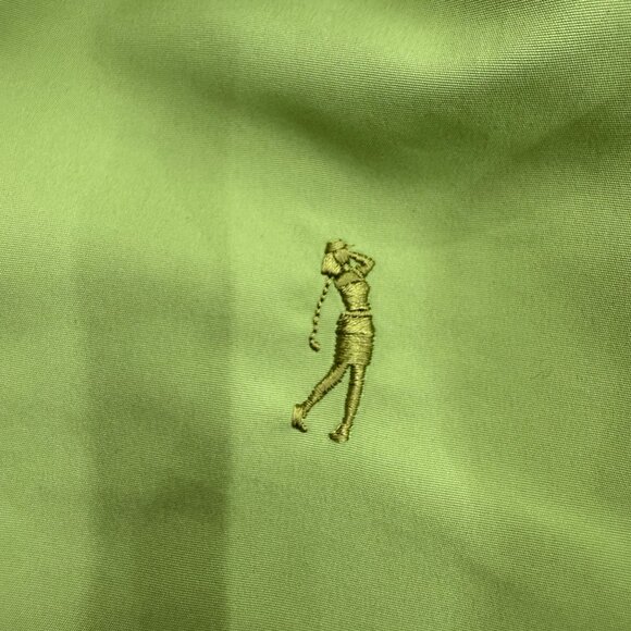 IZOD Women's Activewear Jacket Tennis Golf Outdoor, Green, 3/4 Zip, Size M - Picture 5 of 9
